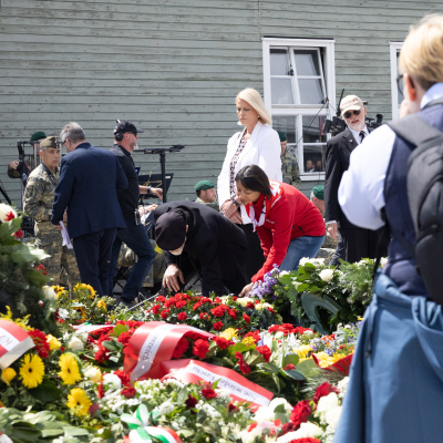 Befreiungsfeier 2025 Kranzniederlegungen © MKÖ/Alissar Najjar