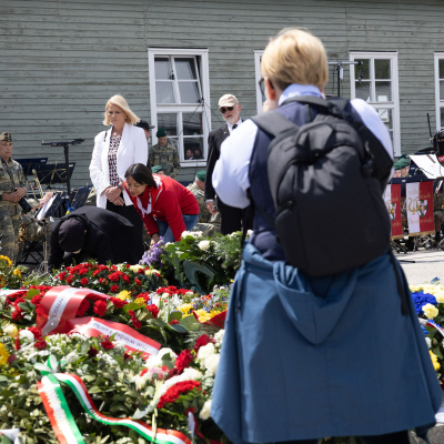 Befreiungsfeier 2025 Kranzniederlegungen © MKÖ/Alissar Najjar