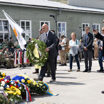 Befreiungsfeier 2025 Kranzniederlegungen © MKÖ/Alissar Najjar