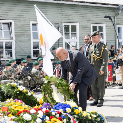 Befreiungsfeier 2025 Kranzniederlegungen © MKÖ/Alissar Najjar