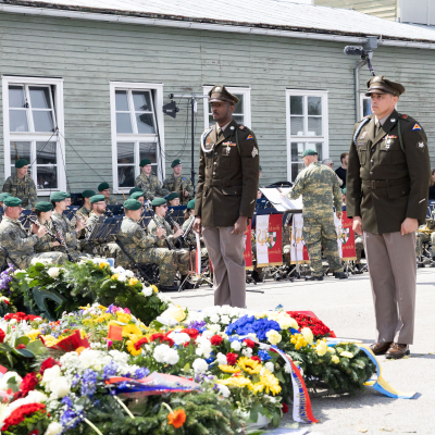 Befreiungsfeier 2025 Kranzniederlegungen © MKÖ/Alissar Najjar