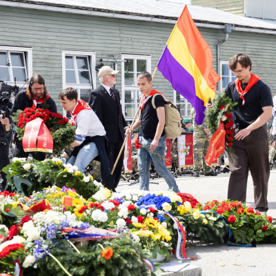 Befreiungsfeier 2025 Kranzniederlegungen © MKÖ/Alissar Najjar