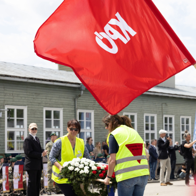 Befreiungsfeier 2025 Kranzniederlegungen © MKÖ/Alissar Najjar