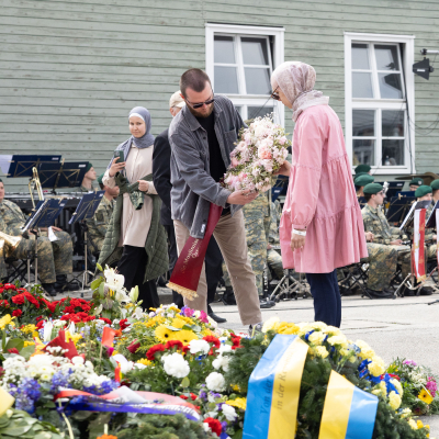 Befreiungsfeier 2025 Kranzniederlegungen © MKÖ/Alissar Najjar