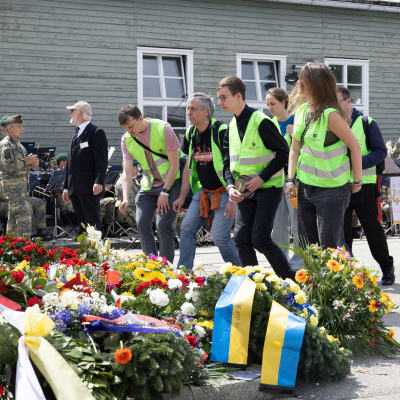 Befreiungsfeier 2025 Kranzniederlegungen © MKÖ/Alissar Najjar