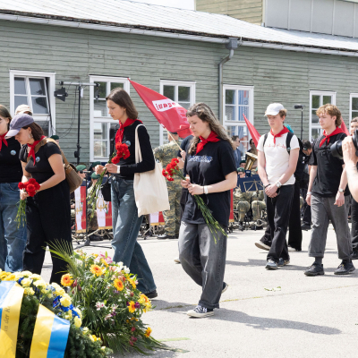 Befreiungsfeier 2025 Kranzniederlegungen © MKÖ/Alissar Najjar