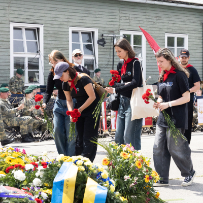 Befreiungsfeier 2025 Kranzniederlegungen © MKÖ/Alissar Najjar