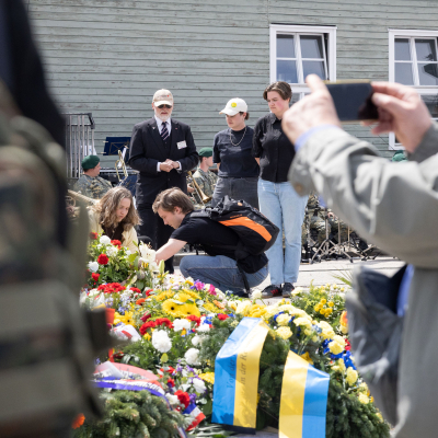 Befreiungsfeier 2025 Kranzniederlegungen © MKÖ/Alissar Najjar