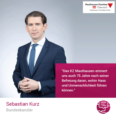 Virtuelle Gedenkwochen Statement Sebastian Kurz, Bundeskanzler