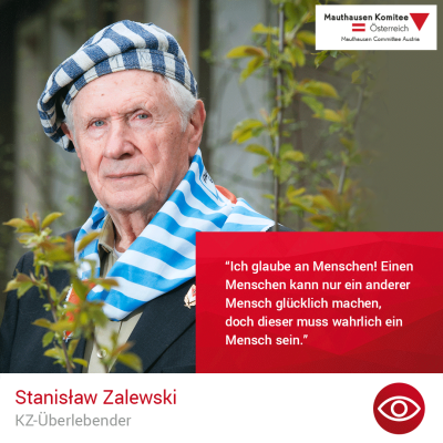 Virtuelle Gedenkwochen Statement Stanislaw Zalewski, KZ-Überlebender