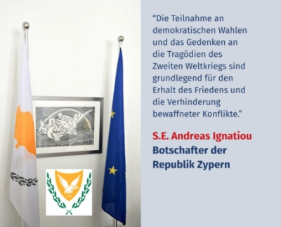 Virtuelles Gedenken Statement S.E. Andreas Ignatiou, Botschafter der Republik Zypern