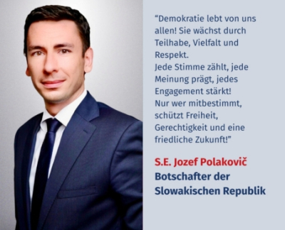 Virtuelles Gedenken Statement S.E. Jozef Polakovič, Botschafter der Slowakischen Republik in Österreich