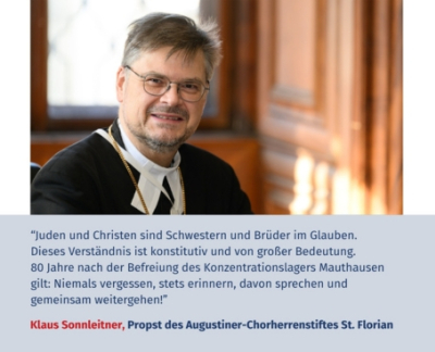 Virtuelles Gedenken Statement  Klaus Sonnleitner, Propst des Augustiner-Chorherrenstiftes St. Florian