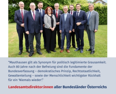 Virtuelles Gedenken Statement Landesamtsdirektor:innen aller Bundesländer Österreichs