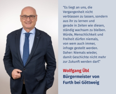 Virtuelles Gedenken Statement Wolfgang Übl, Bürgermeister von Furth bei Gottweig