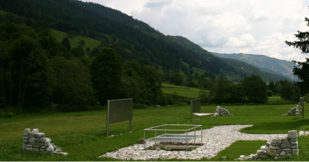 Gedenkfeier am Ort der Gedenkstätte KZ-Außenlager Bretsteingraben © Katja Heiden