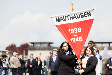 Internationale Befreiungsfeier in der KZ-Gedenkstätte Mauthausen © MKÖ/Sebastian Philipp