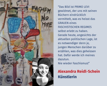 Virtuelles Gedenken Statement Alexandra Reidl-Schein, Künstlerin
