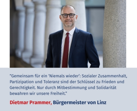 Virtuelles Gedenken Statement Dietmar Prammer, Bürgermeister der Stadt Linz, SPÖ