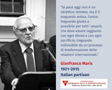 Virtuelles Gedenken Statement Gianfranco Maris, Fondazione Memoria Della Deportazione