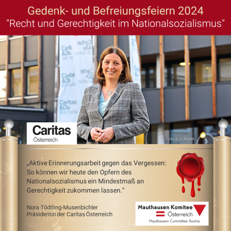 Virtuelles Gedenken Statement Nora Tödtling-Musenbichler, Präsidentin der Caritas Österreich